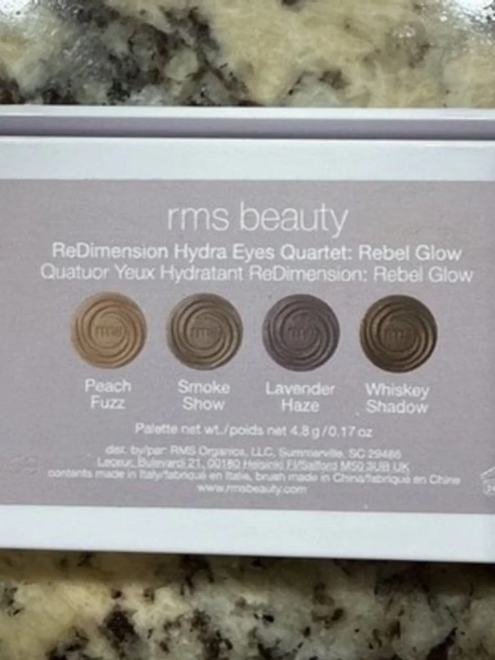 RMS Beauty ReDimension Hydra Eyes Shadow Quartet with Brush- Rebel Glow